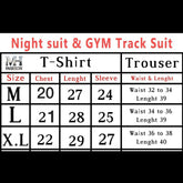 Printed design night suit premium fabric for girls and woman